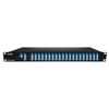 Picture of AAWG (Flat-top) 40 Channels C21-C60, with 1310nm Port and Monitor Port, LC/UPC, Dual Fiber DWDM Mux Demux, FMU 1U Rack Mount