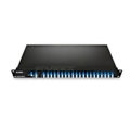 Picture of 40 Channels C21-C60 AAWG (Gaussian), with 1310nm Port and Monitor Port, LC/UPC, Dual Fiber DWDM Mux Demux, FMU 1U Rack Mount