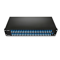 96 Kanäle CH15-CH62, LC/UPC, Doppelfaser DWDM Mux Demux, AAWG, FMU 2U Rack Mount