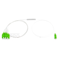 1x8 PLC Fiber Splitter, Mini Module, 900μm, SC/APC, Singlemode