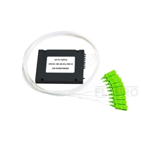 Splitter PLC à Fibre Optique 1 x 8, Module ABS d'Épissure/Pigtail, 900μm, SC/APC, Monomode