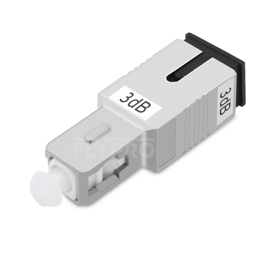 Bild von SC/UPC festes LWL-Dämpfungsglied, 3dB, Singlemode, Stecker-Buchse