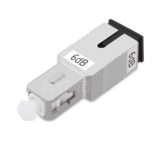 Bild von SC/UPC festes LWL-Dämpfungsglied, 6dB, Singlemode, Stecker-Buchse