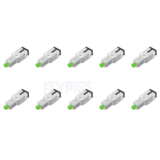 Picture of SC/APC Single Mode Fixed Fiber Optic Attenuator, Male-Female, 3dB (10pcs/Pack)