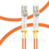 Bild von LWL-Patchkabel, 2m (7ft) LC UPC auf LC UPC Duplex OM1 Multimode PVC (OFNR) 2.0mm
