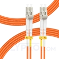 Image de 5m LC UPC vers LC UPC Duplex OM1 PVC (OFNR) 2,0mm Jarretière Optique Multimode