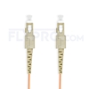 Picture of 2m (7ft) SC UPC to SC UPC Duplex OM1 Multimode PVC (OFNR) 2.0mm Fiber Optic Patch Cable