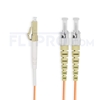 Bild von LWL-Patchkabel, 1m (3ft) LC UPC auf ST UPC Duplex OM1 Multimode PVC (OFNR) 2.0mm