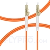 Bild von LWL-Patchkabel, 1m (3ft) LC UPC auf LC UPC Simplex OM1 Multimode PVC (OFNR) 2.0mm