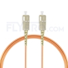 Picture of 5m (16ft) SC UPC to SC UPC Simplex OM1 Multimode PVC (OFNR) 2.0mm Fiber Optic Patch Cable