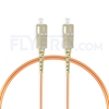 Bild von LWL-Patchkabel, 3m (10ft) SC UPC auf SC UPC Simplex OM1 Multimode PVC (OFNR) 2.0mm