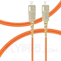 Bild von LWL-Patchkabel, 2m (7ft) SC UPC auf SC UPC Simplex OM1 Multimode PVC (OFNR) 2.0mm