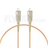 Bild von LWL-Patchkabel, 2m (7ft) SC UPC auf SC UPC Simplex OM1 Multimode PVC (OFNR) 2.0mm