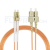 Bild von 20m (66ft) LC UPC to SC UPC Duplex 3.0mm PVC (OFNR) OM1 Multimode Fiber Optic Patch Cable
