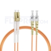 Bild von LWL-Patchkabel, 5m (16ft) LC UPC auf ST UPC Duplex OM2 Multimode PVC (OFNR) 2.0mm