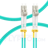 5m (16ft) LC UPC to LC UPC Duplex OM3 Multimode PVC (OFNR) 2.0mm Fiber Optic Patch Cable