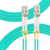 Image de 1m LC UPC vers LC UPC Duplex OM3 PVC (OFNR) 2,0mm Jarretière Optique Multimode