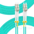 Bild von LWL-Patchkabel, 30m (98ft) LC UPC auf LC UPC Duplex OM3 Multimode PVC (OFNR) 2.0mm