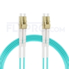 Picture of 30m (98ft) LC UPC to LC UPC Duplex OM3 Multimode PVC (OFNR) 2.0mm Fiber Optic Patch Cable