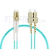Bild von LWL-Patchkabel, 3m (10ft) LC UPC auf SC UPC Duplex OM3 Multimode PVC (OFNR) 2.0mm