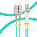 Image de 1m LC UPC vers SC UPC Duplex OM3 PVC (OFNR) 2,0mm Jarretière Optique Multimode