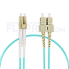 Bild von LWL-Patchkabel, 1m (3ft) LC UPC auf SC UPC Duplex OM3 Multimode PVC (OFNR) 2.0mm