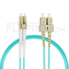 Bild von LWL-Patchkabel, 5m (16ft) LC UPC auf SC UPC Duplex OM3 Multimode PVC (OFNR) 2.0mm