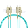 Picture of 7m (23ft) SC UPC to SC UPC Duplex OM3 Multimode PVC (OFNR) 2.0mm Fiber Optic Patch Cable