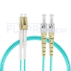 Bild von 5m (16ft) LC UPC to ST UPC Duplex OM3 Multimode PVC (OFNR) 2.0mm Fiber Optic Patch Cable