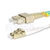 Bild von 3m (10ft) SC UPC to ST UPC Duplex OM3 Multimode PVC (OFNR) 2.0mm Fiber Optic Patch Cable