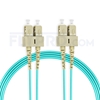 Bild von 10m (33ft) SC UPC to SC UPC Duplex 3.0mm PVC (OFNR) OM4 Multimode Fiber Optic Patch Cable