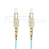Image de 3m SC UPC vers SC UPC Duplex 3,0mm PVC (OFNR) OM4 Jarretière Optique Multimode
