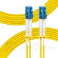 Image de 20m LC UPC vers LC UPC Duplex 2,0mm PVC (OFNR) OS2 Jarretière Optique Monomode