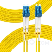 30m LC UPC vers LC UPC Duplex OS2 PVC (OFNR) 2,0mm Jarretière Optique Monomode