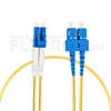 Image de 1m LC UPC vers SC UPC Duplex 2,0mm PVC (OFNR) OS2 Jarretière Optique Monomode