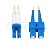 Bild von LWL-Patchkabel, 7m (23ft) LC UPC auf SC UPC Duplex OS2 Singlemode PVC (OFNR) 2.0mm