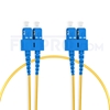 Bild von LWL-Patchkabel, 1m (3ft) SC UPC auf SC UPC Duplex OS2 Singlemode PVC (OFNR) 2.0mm