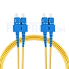 Bild von LWL-Patchkabel, 10m (33ft) SC UPC auf SC UPC Duplex OS2 Singlemode PVC (OFNR) 2.0mm