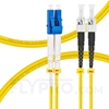 Image de 2m LC UPC vers ST UPC Duplex 2,0mm PVC (OFNR) OS2 Jarretière Optique Monomode