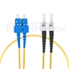 Bild von LWL-Patchkabel, 1m (3ft) SC UPC auf ST UPC Duplex OS2 Singlemode PVC (OFNR) 2.0mm