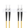 Bild von LWL-Patchkabel, 3m (10ft) ST UPC auf ST UPC Duplex OS2 Singlemode PVC (OFNR) 2.0mm