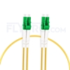 Picture of 1m (3ft) LC APC to LC APC Duplex OS2 Single Mode PVC (OFNR) 2.0mm Fiber Optic Patch Cable