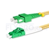 Bild von LWL-Patchkabel, 2m (7ft) LC APC auf SC APC Duplex OS2 Singlemode PVC (OFNR) 2.0mm
