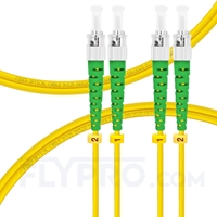 LWL-Patchkabel, 1m (3ft) ST APC auf ST APC Duplex OS2 Singlemode PVC (OFNR) 2.0mm