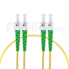 Bild von LWL-Patchkabel, 1m (3ft) ST APC auf ST APC Duplex OS2 Singlemode PVC (OFNR) 2.0mm