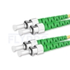 Bild von LWL-Patchkabel, 1m (3ft) ST APC auf ST APC Duplex OS2 Singlemode PVC (OFNR) 2.0mm