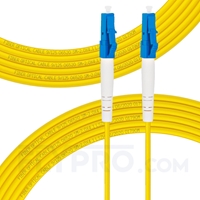 Bild von LWL-Patchkabel, 15m (49ft) LC UPC auf LC UPC Simplex OS2 Singlemode PVC (OFNR) 2.0mm