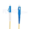 Picture of 1m (3ft) LC UPC to SC UPC Simplex OS2 Single Mode PVC (OFNR) 2.0mm Fiber Optic Patch Cable