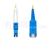 Picture of 1m (3ft) LC UPC to SC UPC Simplex OS2 Single Mode PVC (OFNR) 2.0mm Fiber Optic Patch Cable
