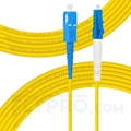Bild von LWL-Patchkabel, 15m (49ft) LC UPC auf SC UPC Simplex OS2 Singlemode PVC (OFNR) 2.0mm